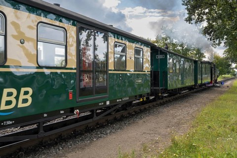Historic Steam Railway, Rasender Roland Narrow Gauge Railway, Rügensche Bäderbahn, Sellin Ost