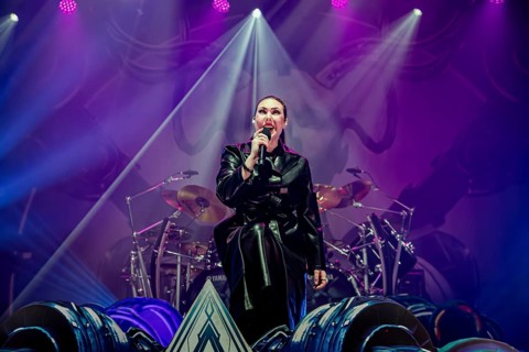 Elize Ryd, singer of Amaranthe, live on Arcane Dimensions Tour 2026 at Munich's Zenith on 17.01