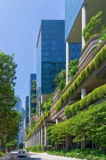 Parkroyal Collection Pickering, luxury five-star hotel with green walls and sky gardens in Central