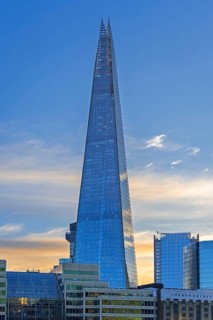 The Shard, glass-clad pyramid-shaped skyscraper and tallest building in the United Kingdom at