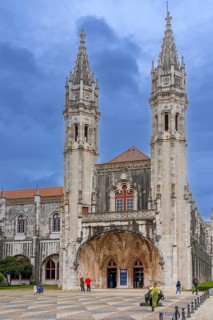 15th century Hieronymites Monastery / Mosteiro dos Jerónimos in Manueline style in Santa Maria de