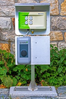 Public charging station / loading point from ElectroDrive Salzburg, KEBA network of chargers for