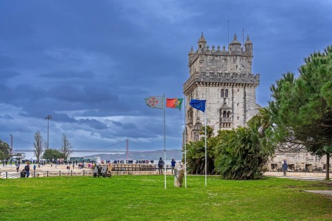 Tower of Saint Vincent / Torre de Belém, 16th-century fortification in Portuguese Manueline style