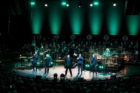 The Prinzen, consisting of the singers Jens Sembdner, Tobias Künzel, Sebastian Krumbiegel, Henri