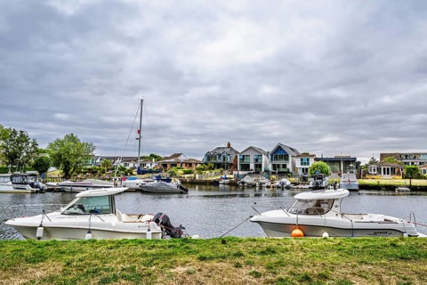 River Stour, Christchurch Quay, Southbourne, Wick, Bournemouth, England