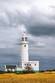 Hurst Point Lighthouse and Hurst Castle, Hurst Spit, Milford on Sea, Lymington, Hampshire, UK