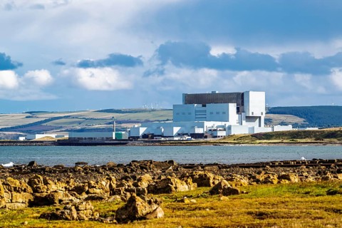 Torness Nuclear Power Station, Torness Point, Dunbar, East Lothian, Scotland, UK