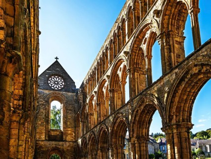 Jedburgh Abbey, Augustinian Abbey, Jedburgh, Scottish Borders, Scotland, UK