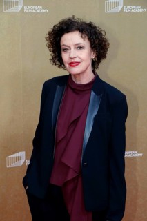 Maria Schrader arriving at the European Film Awards at the House of World Cultures in Berlin on 17