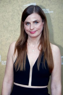 Janine Jackowski arriving at the European Film Awards at the House of World Cultures in Berlin on