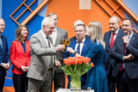 Alios Rainer (Federal Minister of Agriculture, Food and Home Affairs) and Femke Marije Wiersma