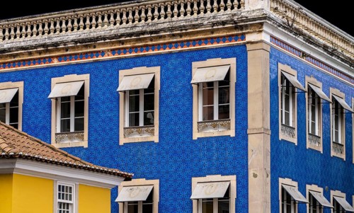 Old Town on Rue Padarias, Sintra, Lisbon, Portugal