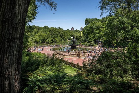 Angel of the Waters, Bethesda Fountain, Bethesda Terrace, Central Park, Manhatten, New York City,