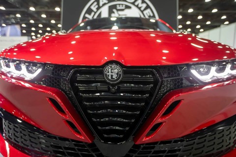 Detroit, Michigan USA - 15 January 2026 - The Alfa Romeo Sport Speciale on display at the Detroit