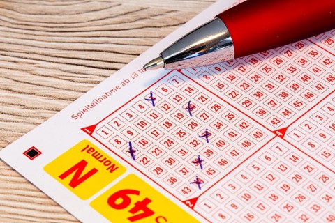 Lotto 6aus49: Close-up of a ticket