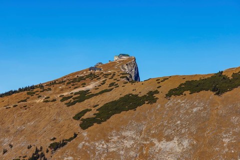 Sankt Wolfgang, Purtschellersteig to the summit of Schafberg, Osterhorn Group, Salzkammergut, Upper