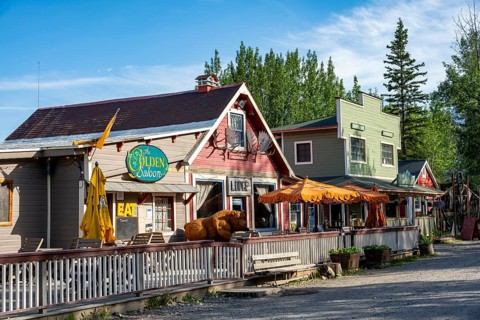 Historic Buildings, McCarthy, Wrangell St. Elias National Park, Alaska, USA