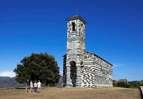 San Michele de Murato Romanesque Pisan Church, Bevinco Valley, Haute-Corse Department, Corsica,