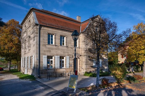 Community house with apartment built around 1880, Beerbach, Middle Franconia, Bavaria, Germany