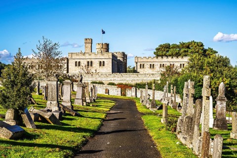 Jedburgh Castle, Jedburgh, Scottish Borders, Scotland, UK