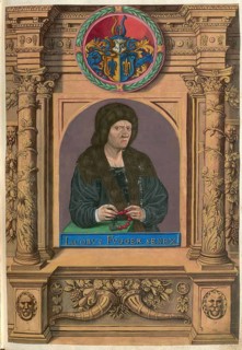 Members of the famous Augsburg Fugger family, Jakob Fugger the Rich (1459 to 1525), authentic