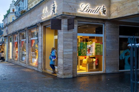 Lindt boutique in Baden-Baden