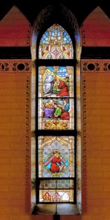 Saint Paul of the Cross cathedral, Stained Glass windows, Rousse, Bulgaria