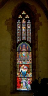St Martin's Cathedral, Stained-glass window, Bratislava, Slovakia