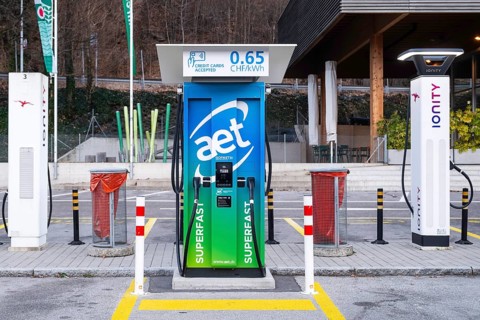 Ladestation aet, Bellinzona, Tessin, Switzerland