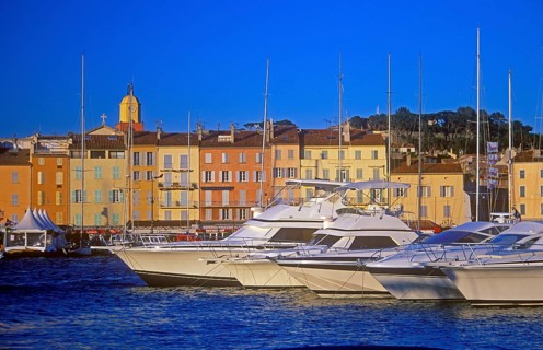 Yachts, marina, Saint-Tropez, Côte d'Azur, Mediterranean, southern France, June 1999, vintage,
