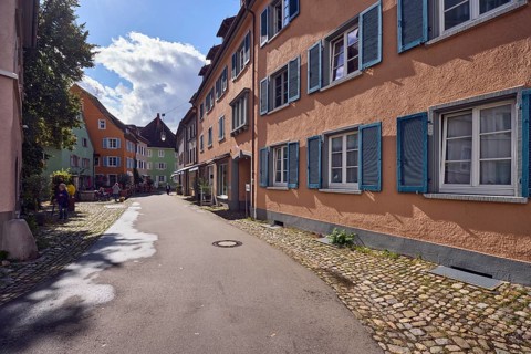Historic residential and commercial buildings, apartment building, general architecture, façade