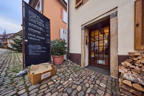 Café and coffee roastery Coffee and more, general architecture, houses, residential and commercial