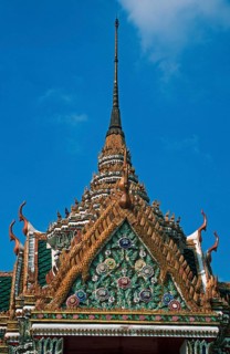 Gate, Grand Palace, Bangkok, Thailand, December 2002, vintage, retro, old, historic