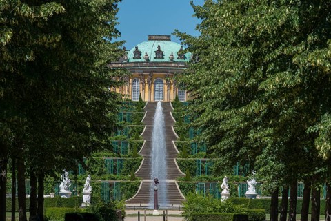 Staircase at Sanssouci Palace, Potsdam