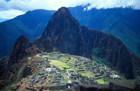 Machu Picchu, Andean Highlands, Peru, South America, September 1997, vintage, retro, old, historic