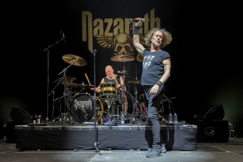Carl Sentance, singer, NAZARETH, hard rock band, UK, Bending The Rules 2025 tour, live, 17.12.2025,