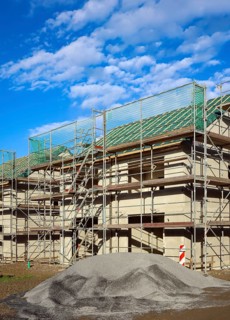 Castrop-Rauxel, North Rhine-Westphalia, Germany - residential construction in the Ruhr area. New