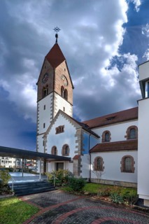 St. Ottokirche, Lauf an der Pegnitz, built around 1900, conversion 1970 to 1971, Ottogasse 5,