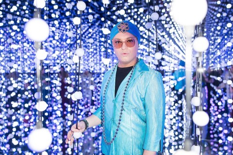 Julian F.M. Stöckel at the opening of Bubble Planet - The Adventure Museum for All Senses at Arena