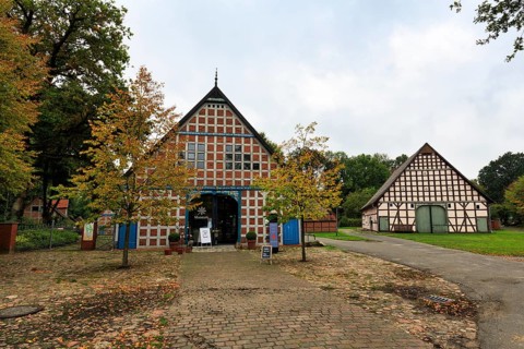 Hallenhaus, Rundling Museum, open-air museum in Rundlingsdorf Lübeln, Rundling settlement,
