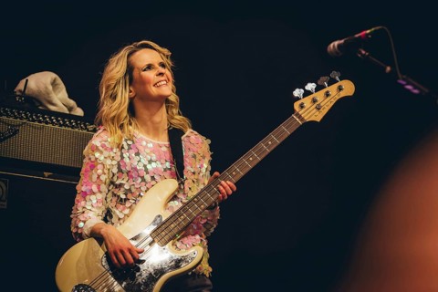 Charlotte Cooper, singer and bass player from The Subways live on For Eternity Tour 2025 at Hole44