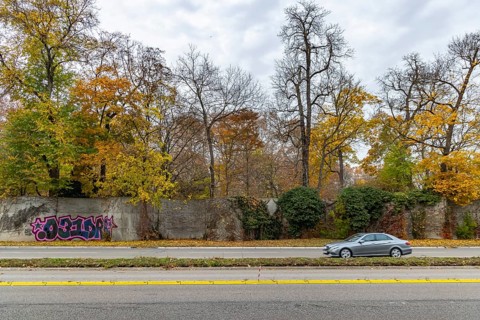 Cannstatter Straße in Stuttgart, federal road B14. The city wants to dismantle the six-lane road