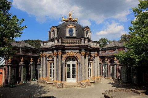 Sun Temple, New Palace, Hermitage in Bayreuth, Upper Franconia, Bavaria, Germany