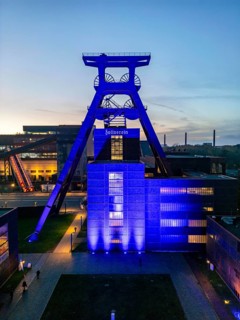 International Children's Rights Day, in addition buildings around the world are illuminated blue,