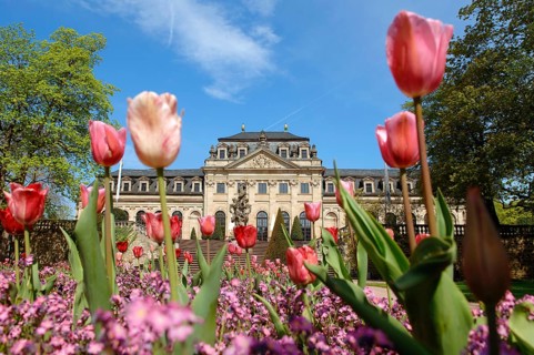Castle Park, Fulda City Palace, Hesse, Germany