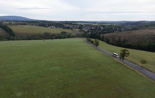 Landstraße, Straße im Harz bei Tanne, Saxony-Anhalt, Germany