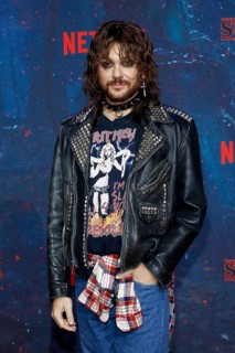 Riccardo Simonetti at the Stranger Things fan event in Hangar 7 at Tempelhof Airport in Berlin on