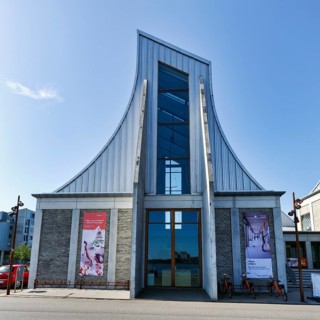 Utzon Center, experimental cultural center for architecture, design, art and communication, modern