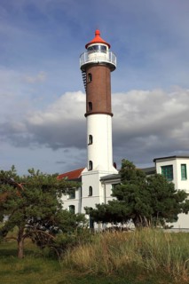Timmendorf lighthouse on the island of Poel on the Baltic Sea, Northwest Mecklenburg district,