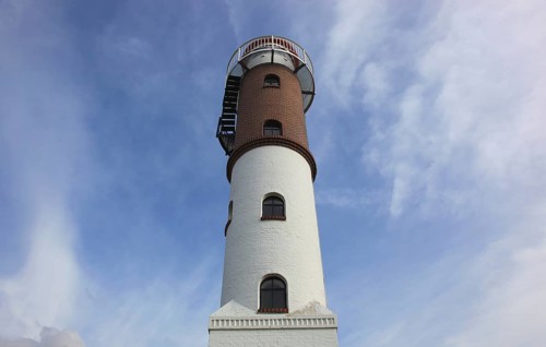 Timmendorf lighthouse on the island of Poel on the Baltic Sea, Northwest Mecklenburg district,